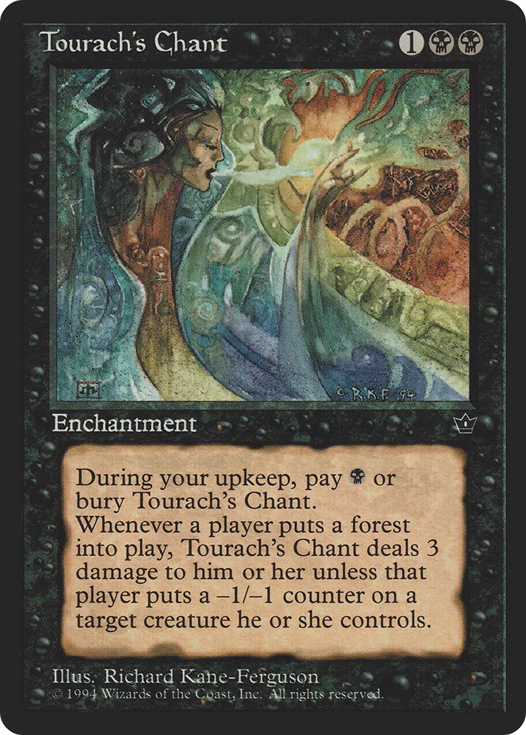 Tourach's Chant — Fallen Empires — Magic: The Gathering