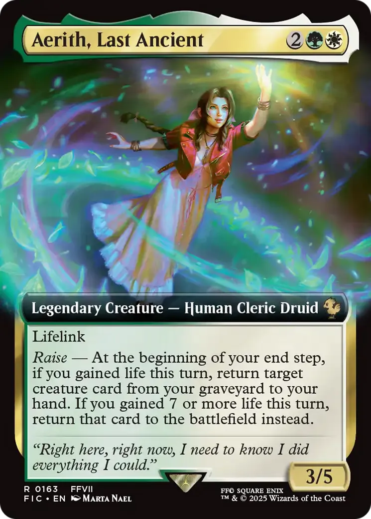 Aerith, Last Ancient — Final Fantasy Commander — Magic: The Gathering