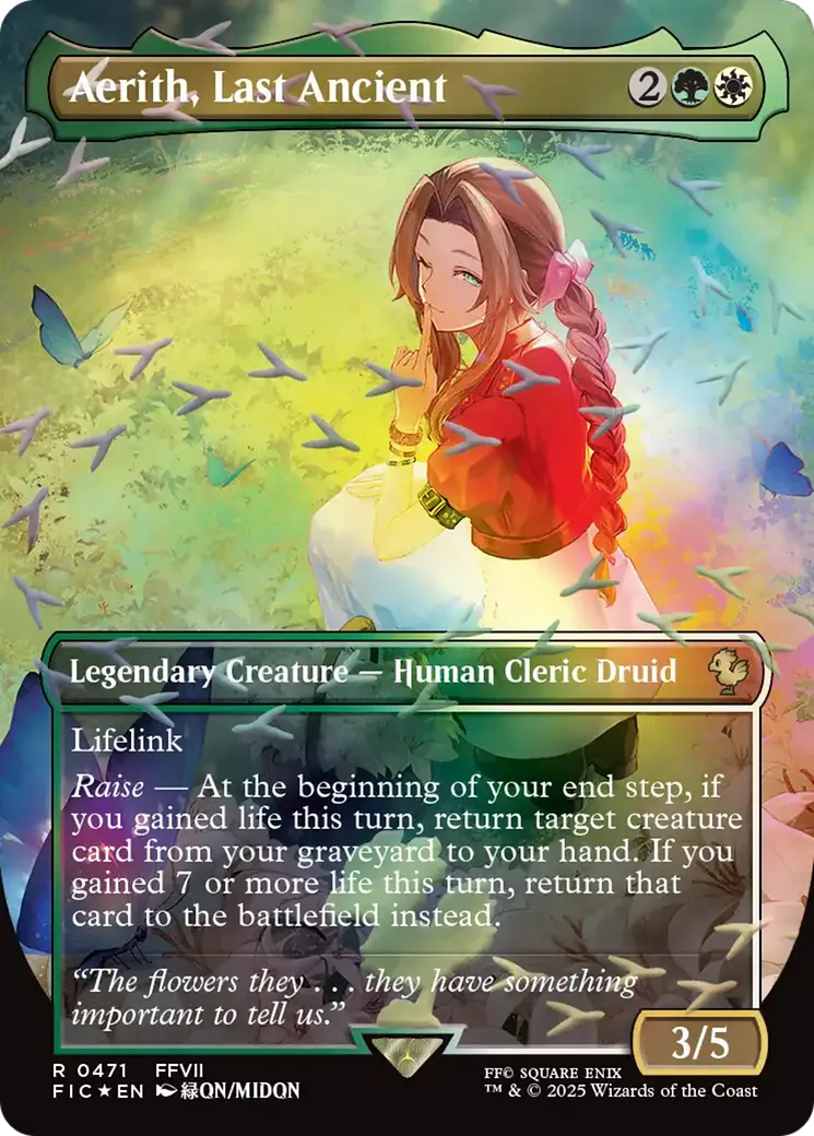 Aerith, Last Ancient — Final Fantasy Commander — Magic: The Gathering