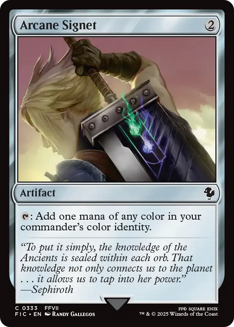 Arcane Signet — Final Fantasy Commander — Magic: The Gathering