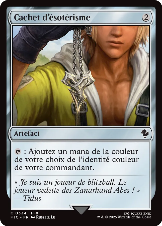 Cachet d'ésotérisme — Final Fantasy Commander — Magic: The Gathering