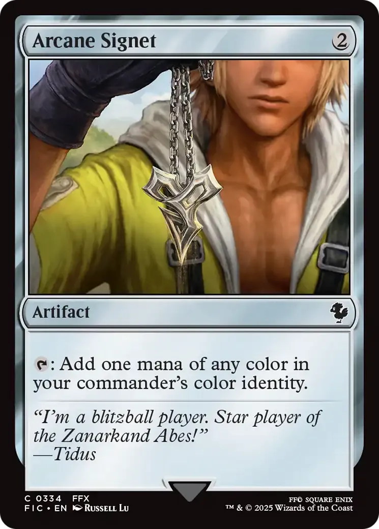 Arcane Signet — Final Fantasy Commander — Magic: The Gathering