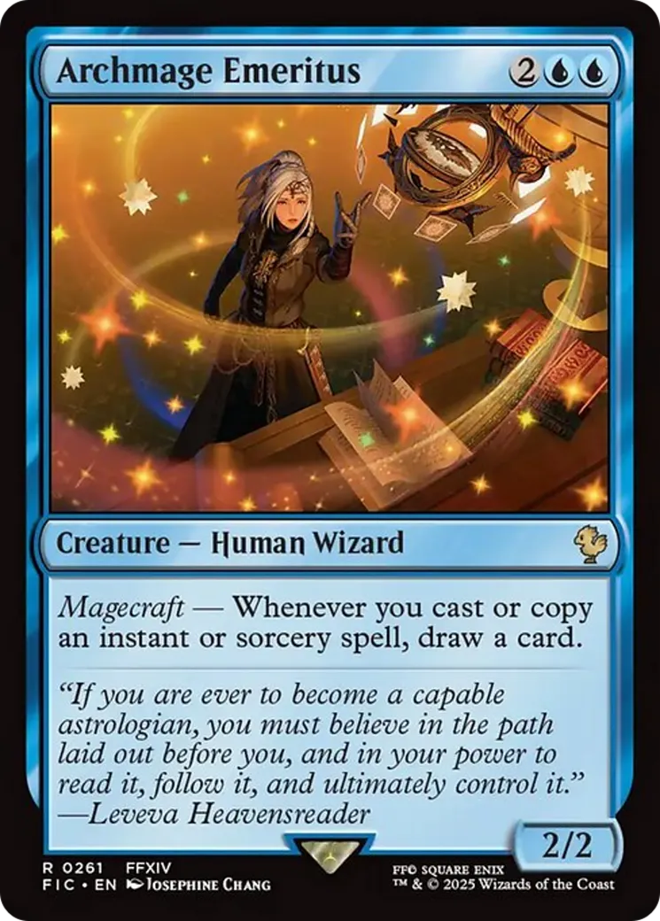 Archmage Emeritus from Final Fantasy Commander - Magic: The Gathering