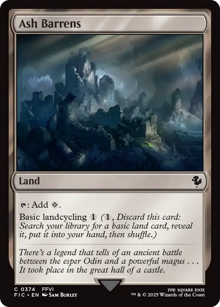 Ash Barrens — Final Fantasy Commander — Magic: The Gathering