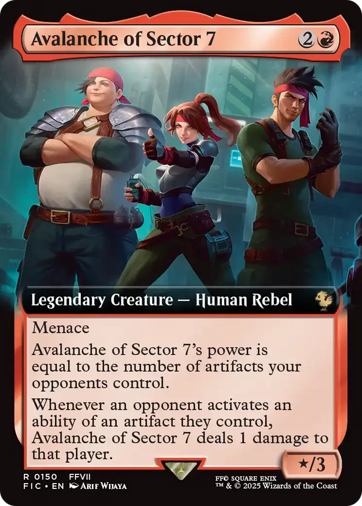 Avalanche du Secteur 7 — Final Fantasy Commander — Magic: The Gathering