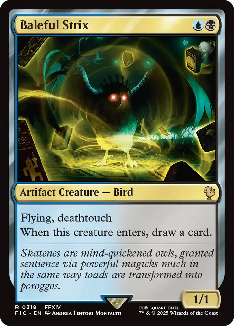 Baleful Strix — Final Fantasy Commander — Magic: The Gathering