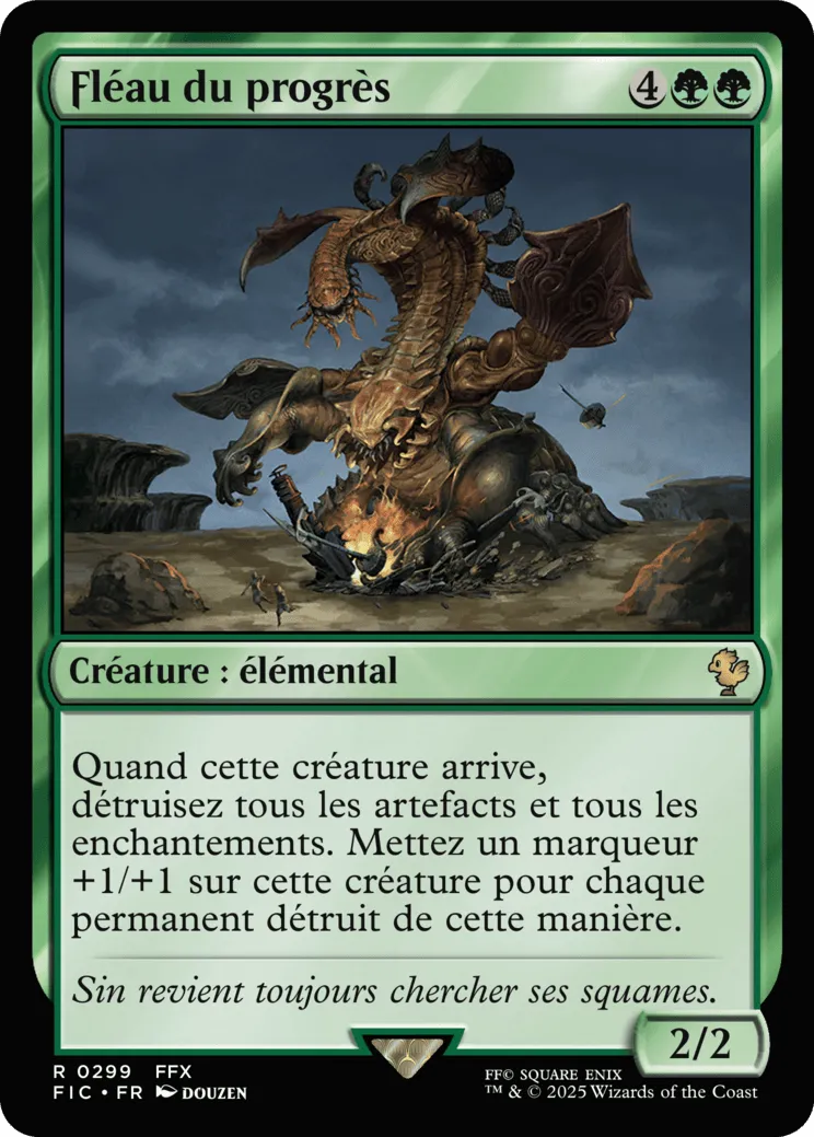 Fléau du progrès — Final Fantasy Commander — Magic: The Gathering