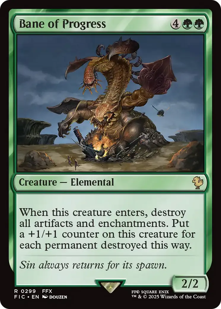 Fléau du progrès — Final Fantasy Commander — Magic: The Gathering
