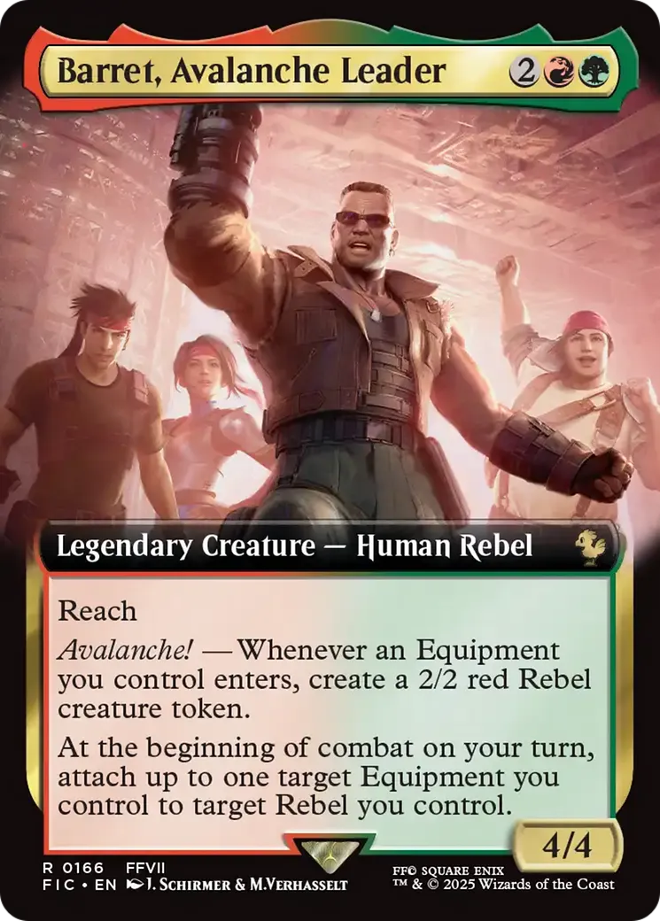 Barret, Avalanche Leader — Final Fantasy Commander — Magic: The Gathering