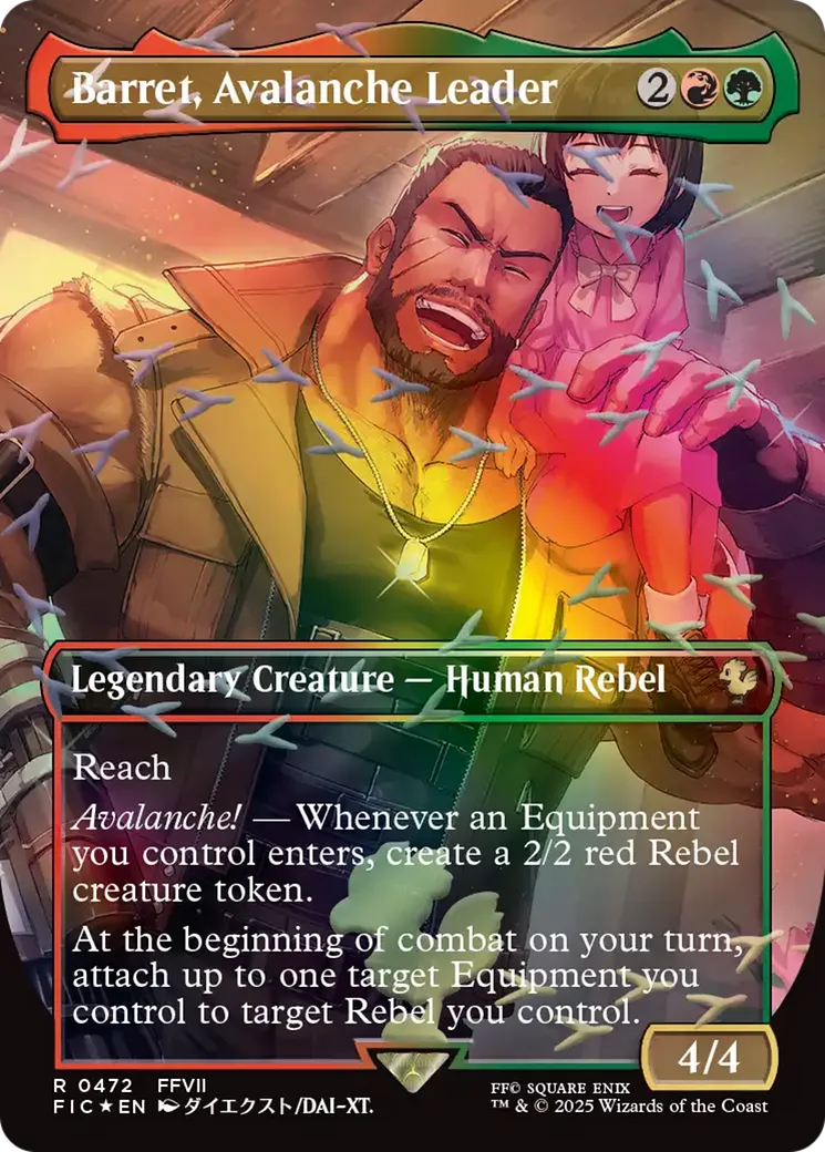 Barret, Avalanche Leader — Final Fantasy Commander — Magic: The Gathering