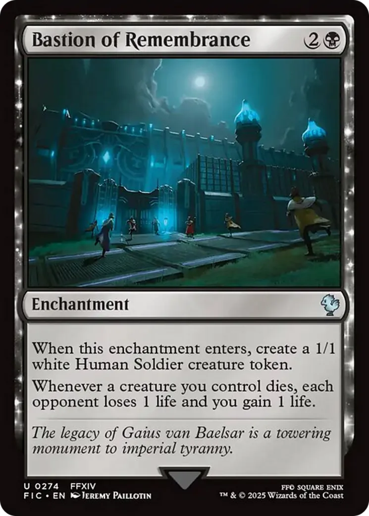 Bastion du souvenir — Final Fantasy Commander — Magic: The Gathering