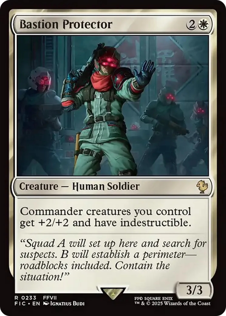 Protectrice du bastion — Final Fantasy Commander — Magic: The Gathering