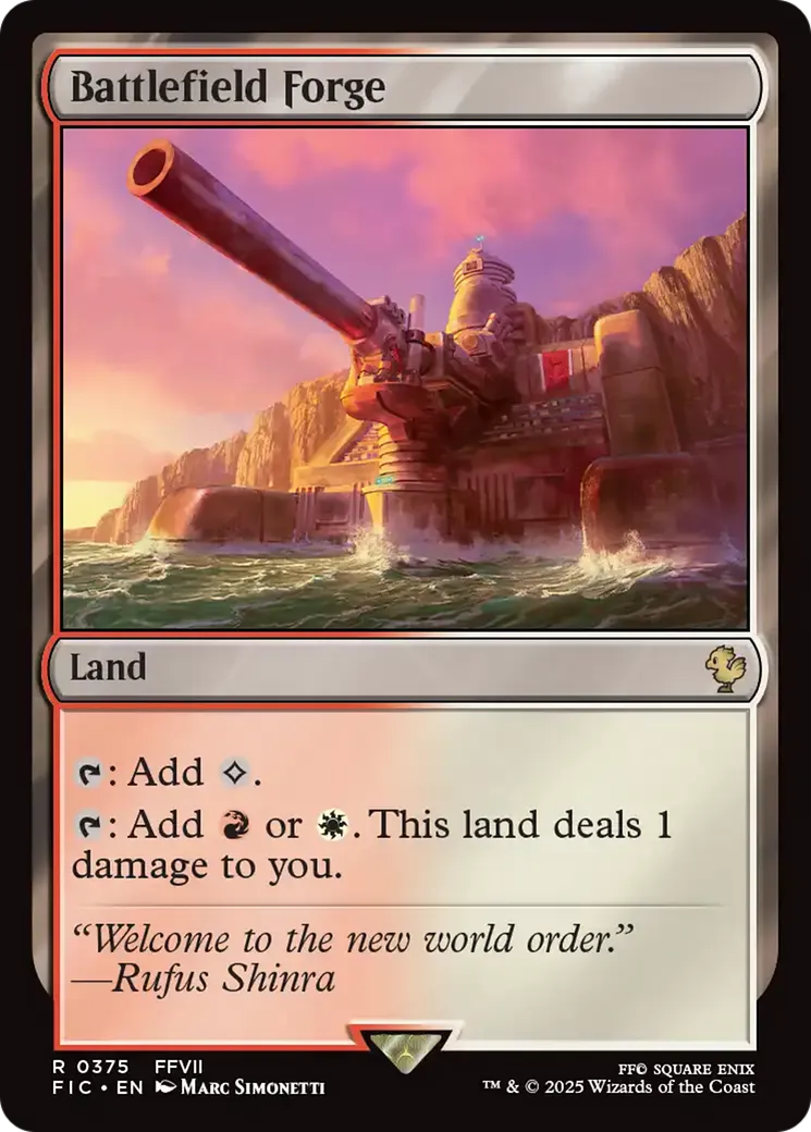 Battlefield Forge — Final Fantasy Commander — Magic: The Gathering