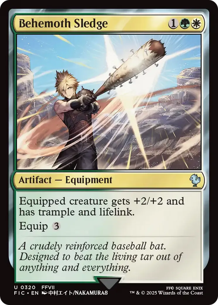 Frappe-devant béhémoth — Final Fantasy Commander — Magic: The Gathering