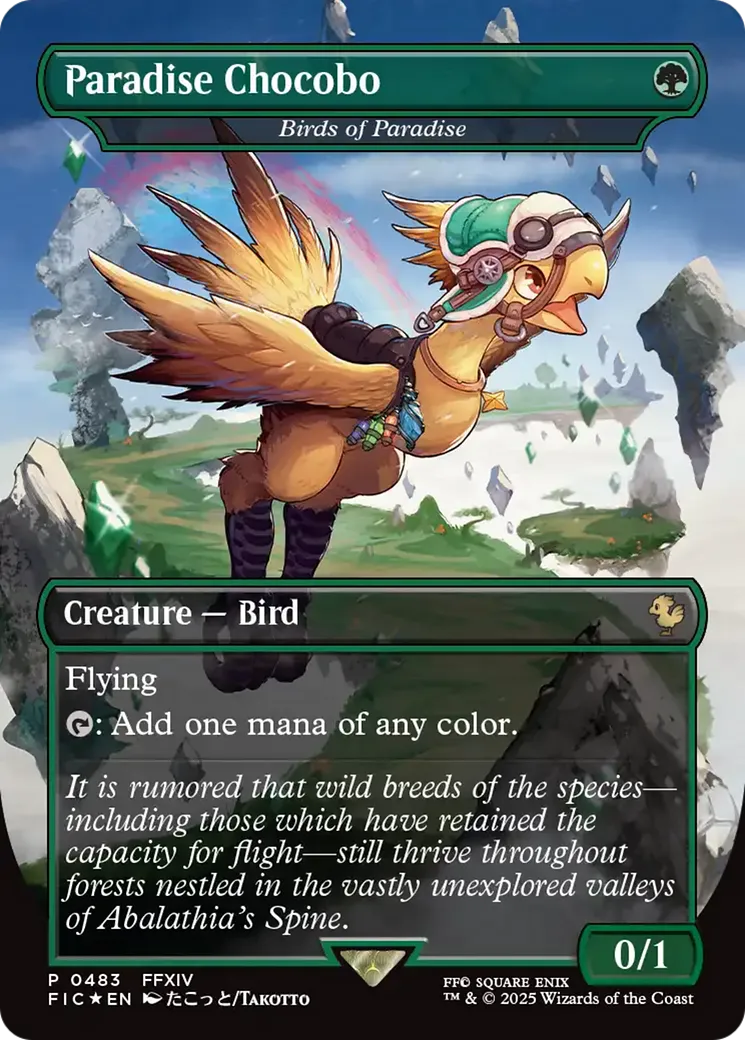 Birds of Paradise — Final Fantasy Commander — Magic: The Gathering