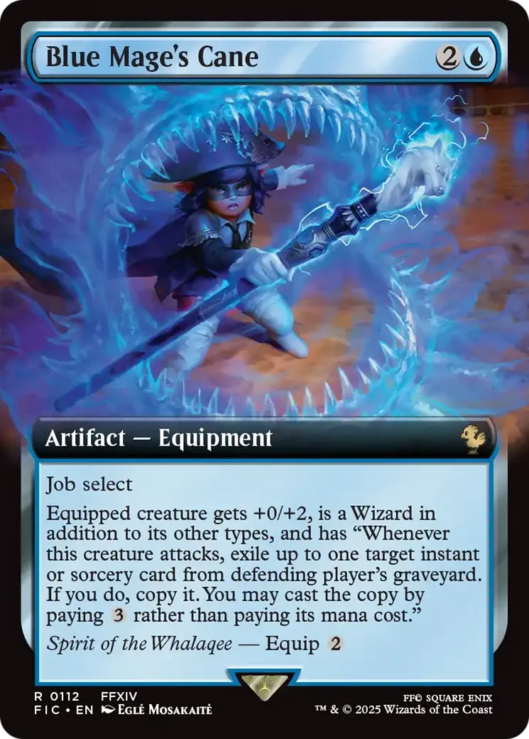 Canne de mage bleu — Final Fantasy Commander — Magic: The Gathering