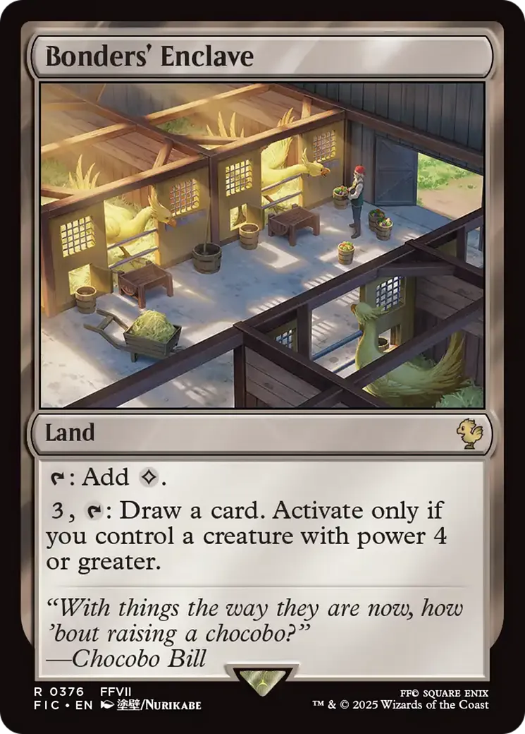 Bonders' Enclave — Final Fantasy Commander — Magic: The Gathering