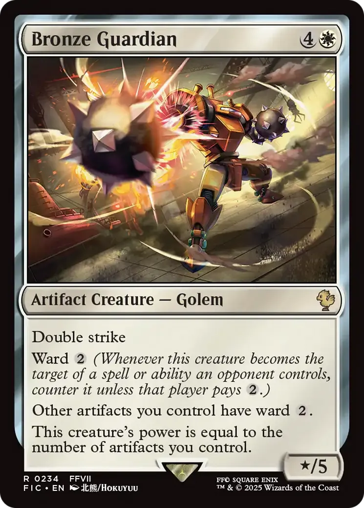 Bronze Guardian — Final Fantasy Commander — Magic: The Gathering