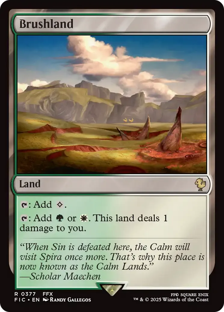 Brushland — Final Fantasy Commander — Magic: The Gathering