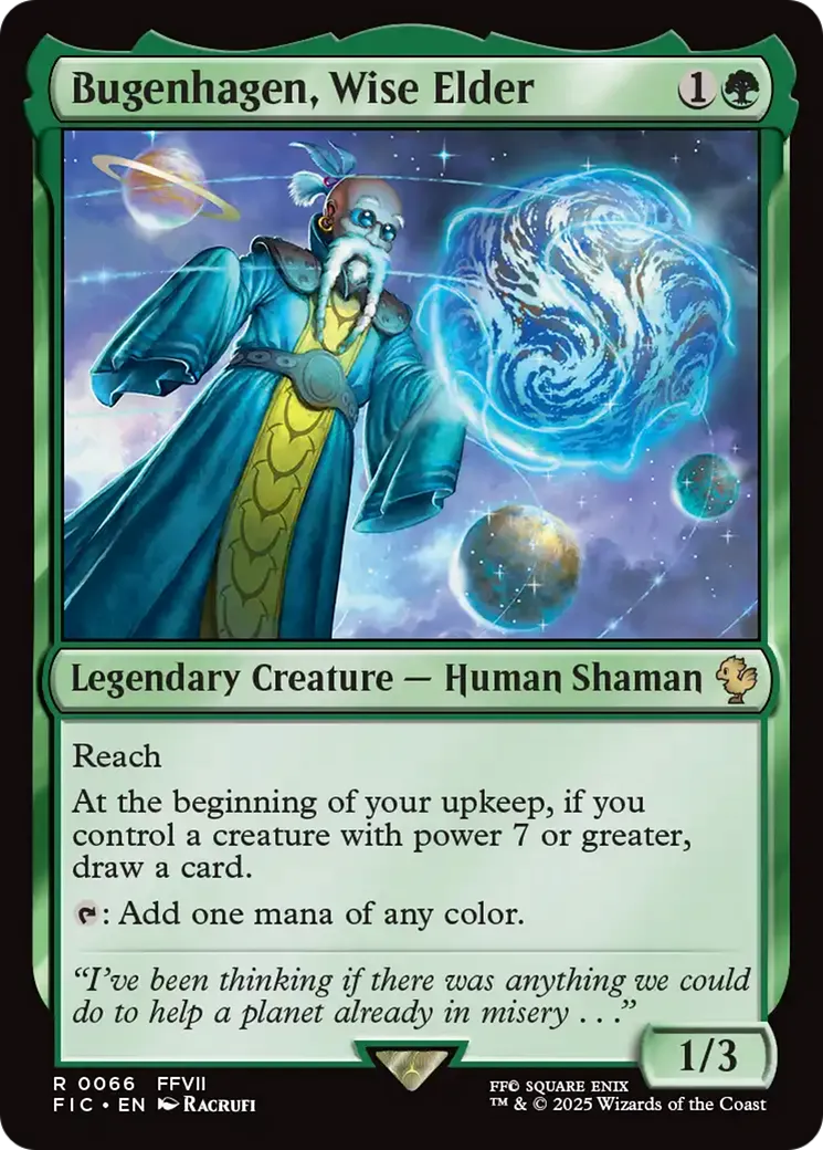 Bugenhagen, sage doyen — Final Fantasy Commander — Magic: The Gathering