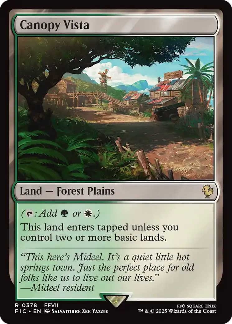 Vue de la canopée — Final Fantasy Commander — Magic: The Gathering
