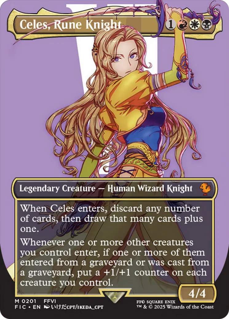 Celes, Rune Knight — Final Fantasy Commander — Magic: The Gathering