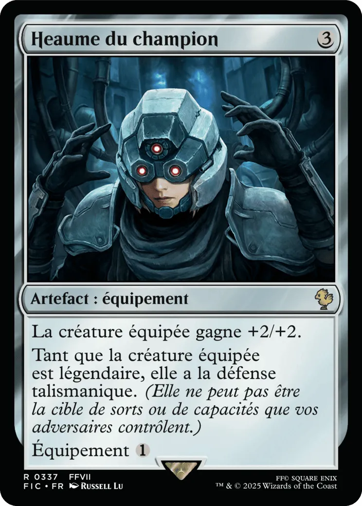 Heaume du champion — Final Fantasy Commander — Magic: The Gathering