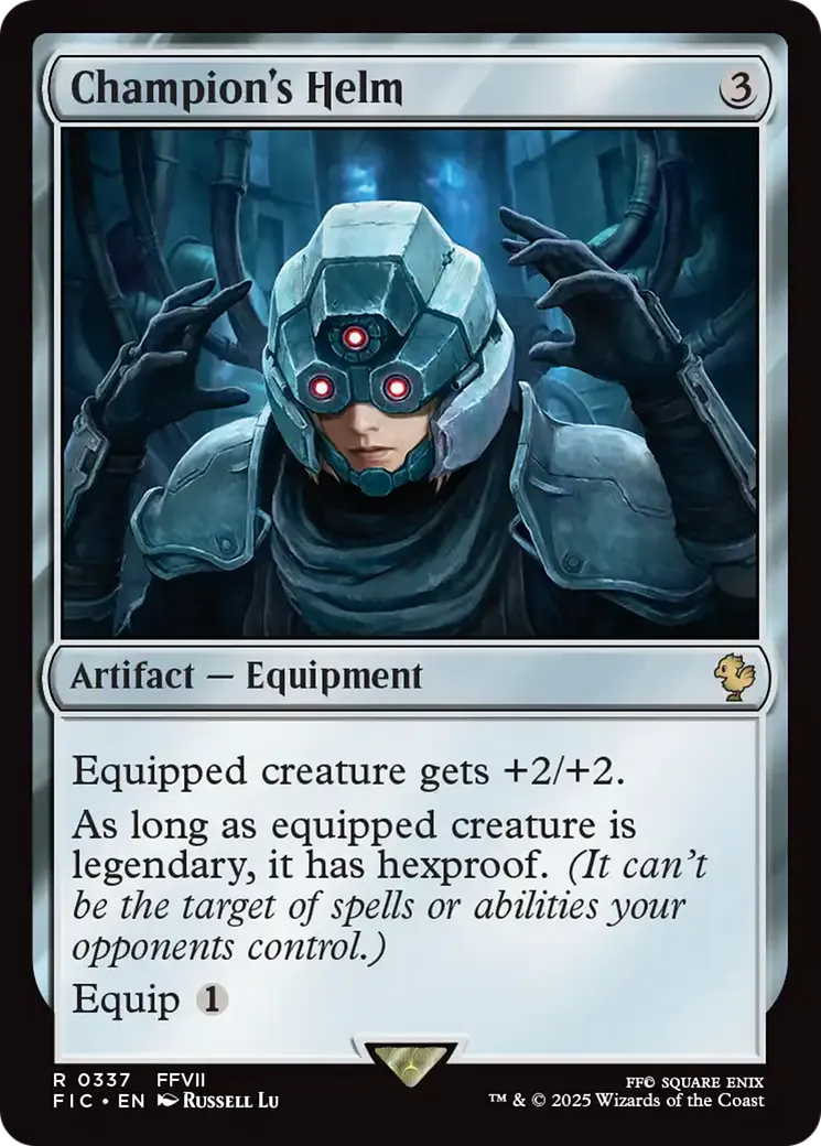 Champion's Helm — Final Fantasy Commander — Magic: The Gathering