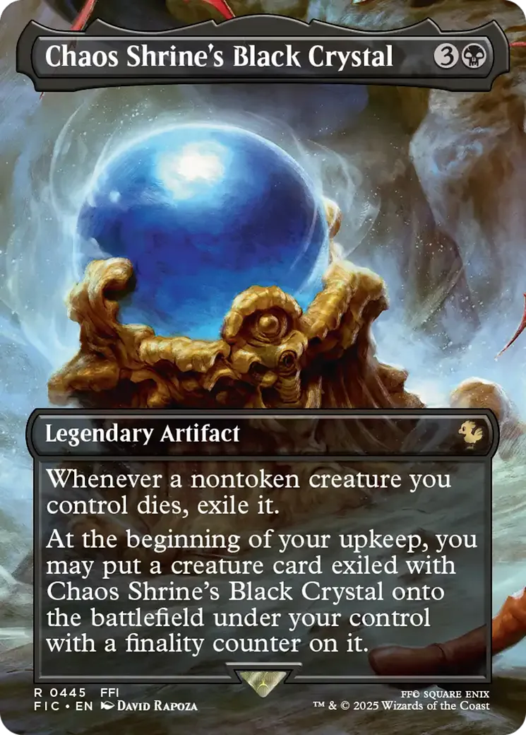 Chaos Shrine's Black Crystal — Final Fantasy Commander — Magic: The Gathering
