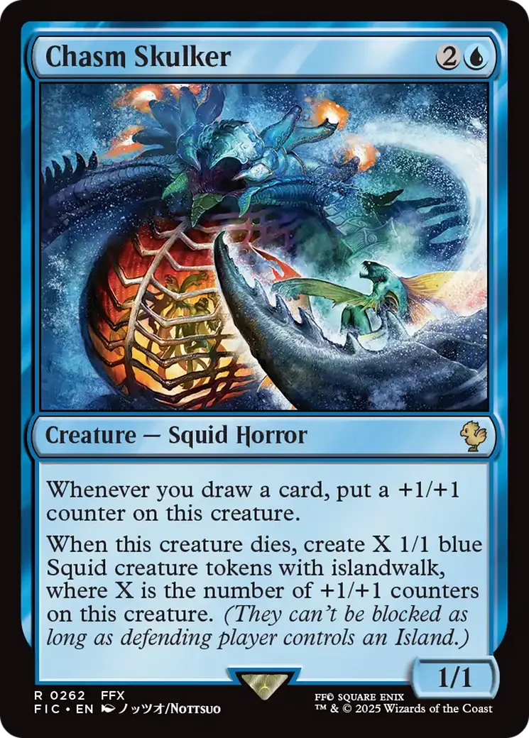 Chasm Skulker — Final Fantasy Commander — Magic: The Gathering