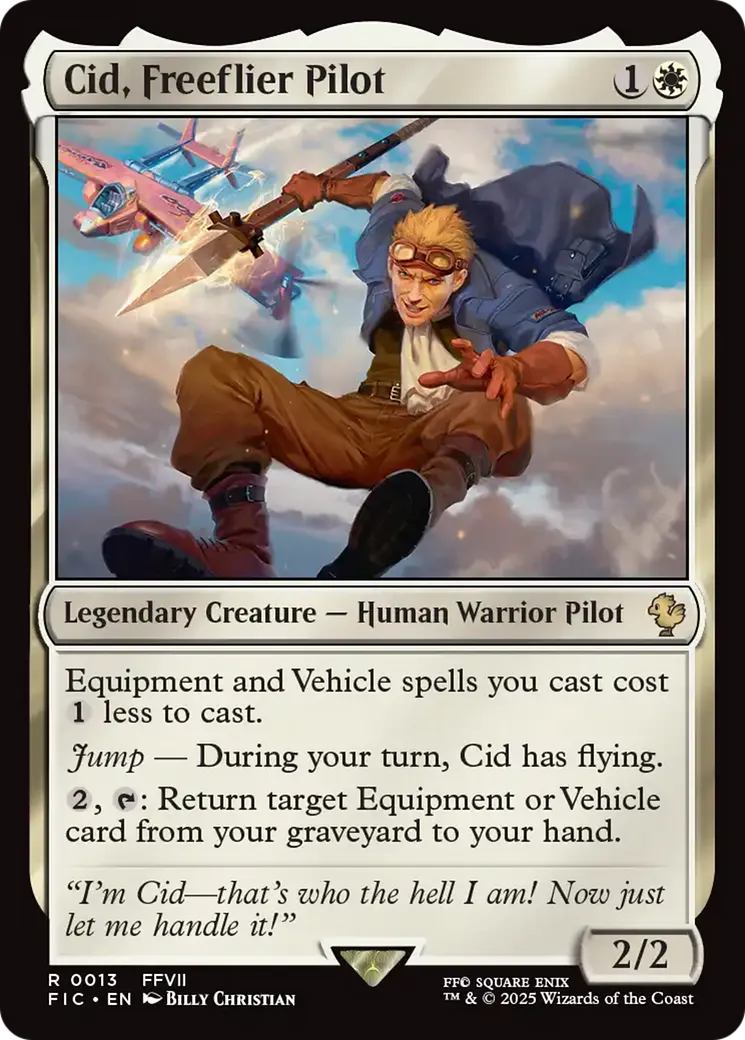 Cid, Freeflier Pilot — Final Fantasy Commander — Magic: The Gathering
