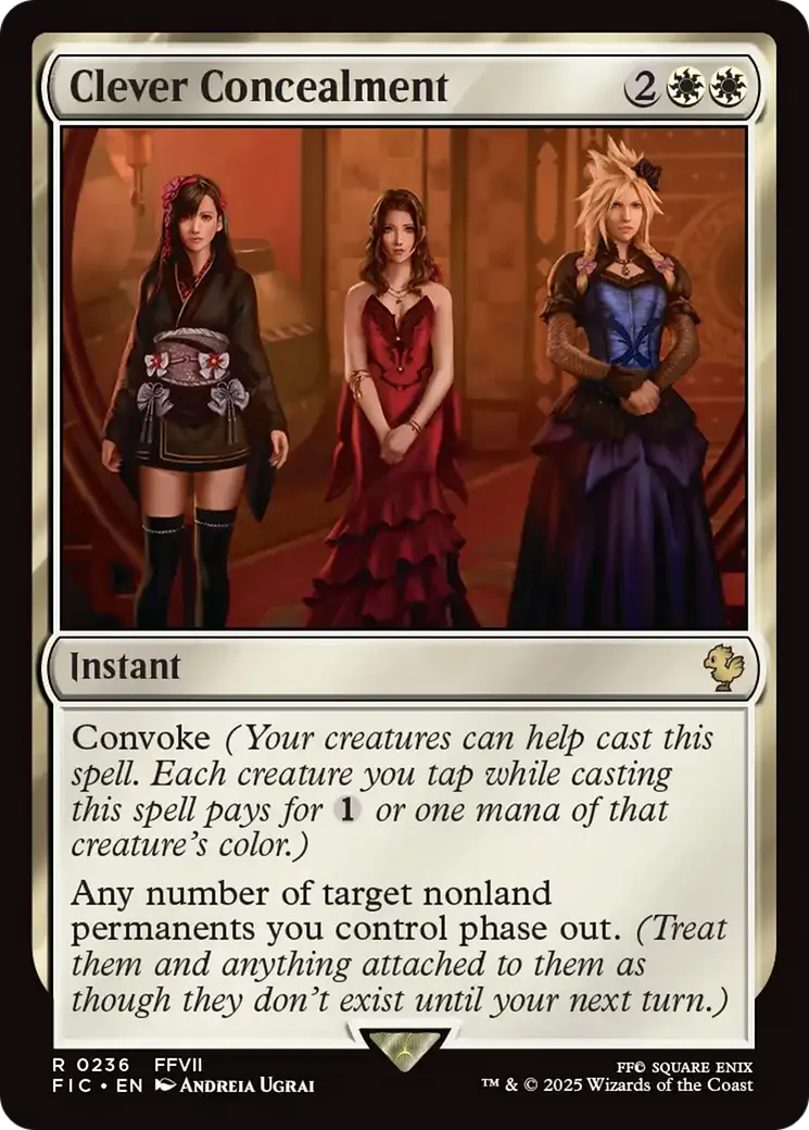 Clever Concealment — Final Fantasy Commander — Magic: The Gathering