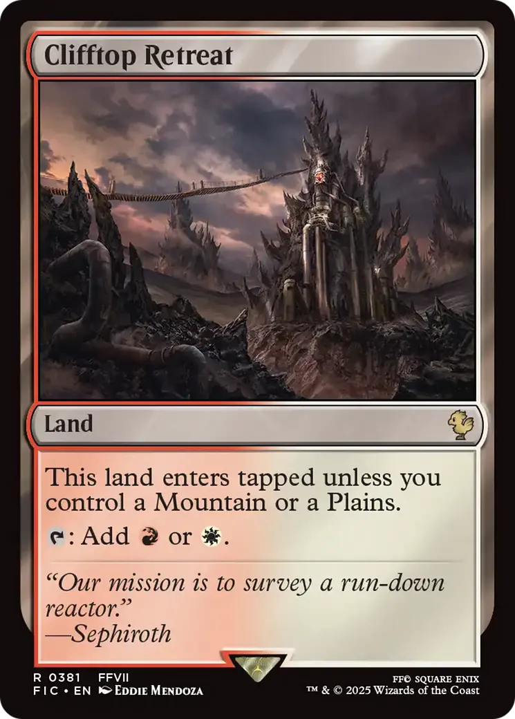 Clifftop Retreat from Final Fantasy Commander - Magic: The Gathering
