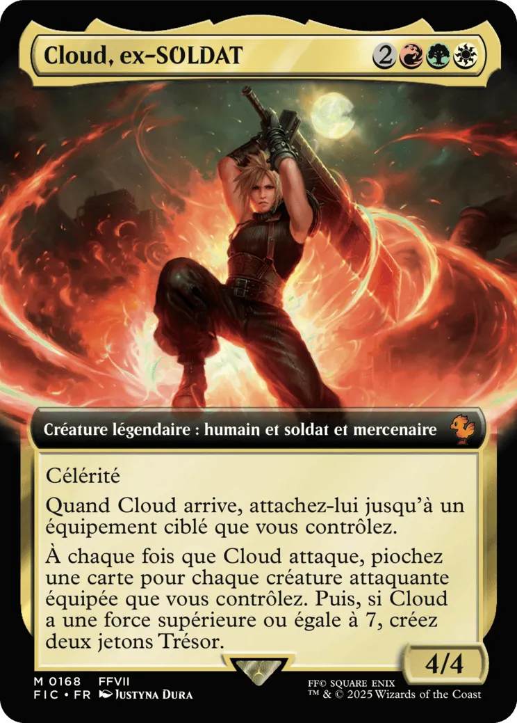 Cloud, ex-SOLDAT — Final Fantasy Commander — Magic: The Gathering