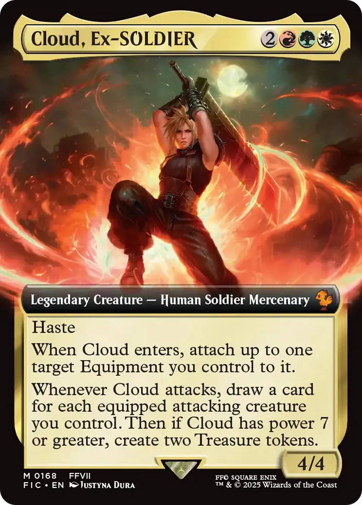 Cloud, ex-SOLDAT — Final Fantasy Commander — Magic: The Gathering