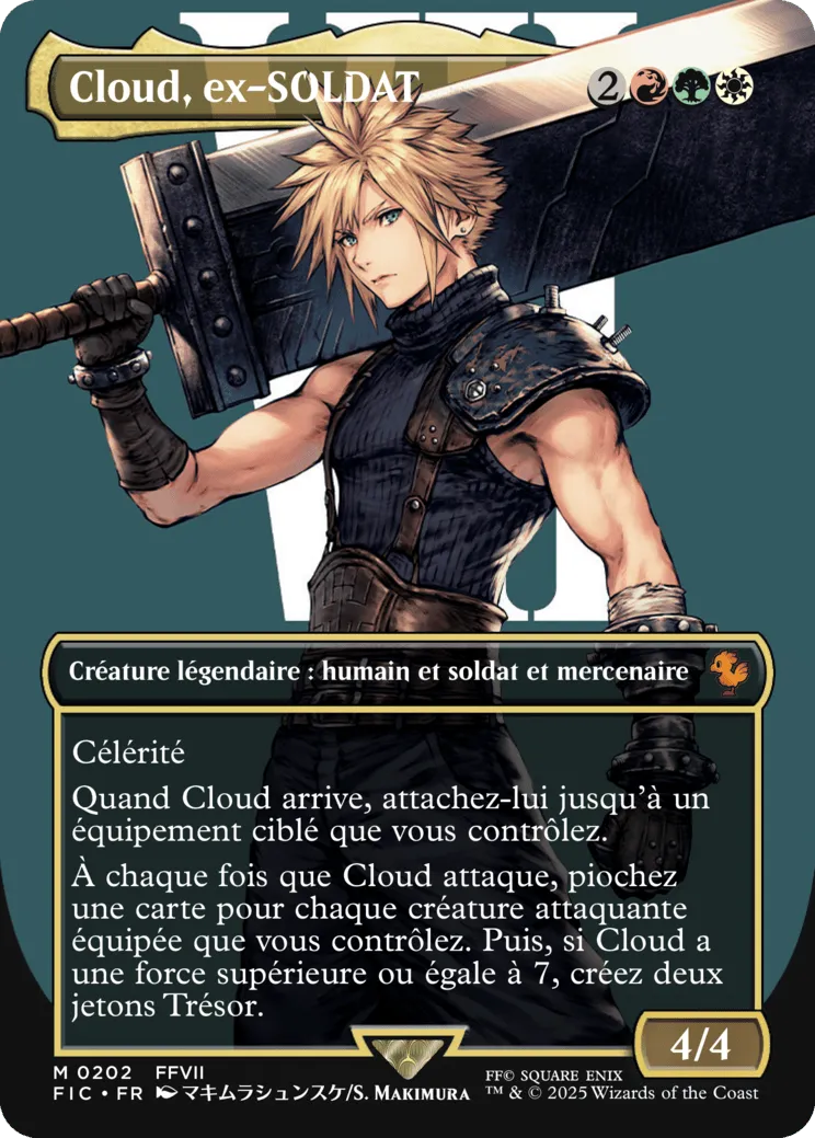 Cloud, ex-SOLDAT — Final Fantasy Commander — Magic: The Gathering