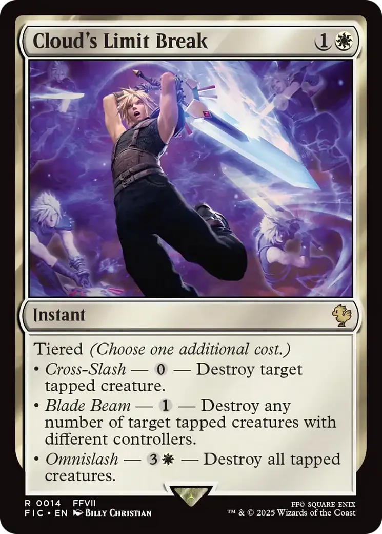 Transcendance de Cloud — Final Fantasy Commander — Magic: The Gathering