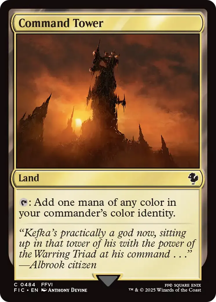 Tour de commandement — Final Fantasy Commander — Magic: The Gathering