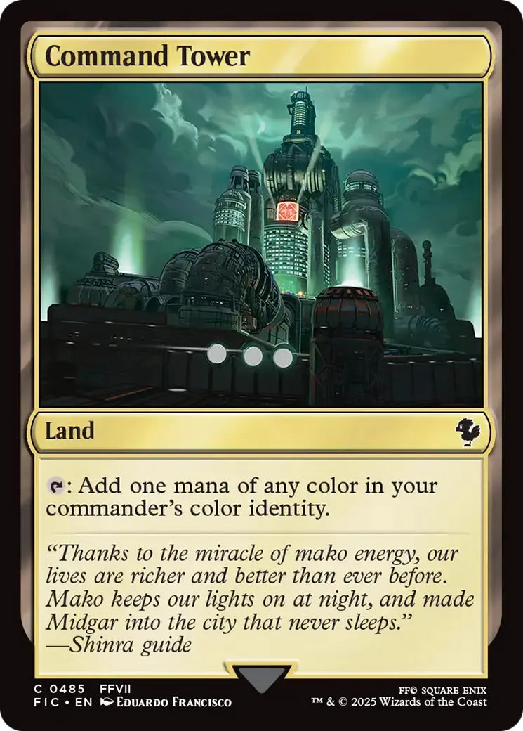 Tour de commandement — Final Fantasy Commander — Magic: The Gathering