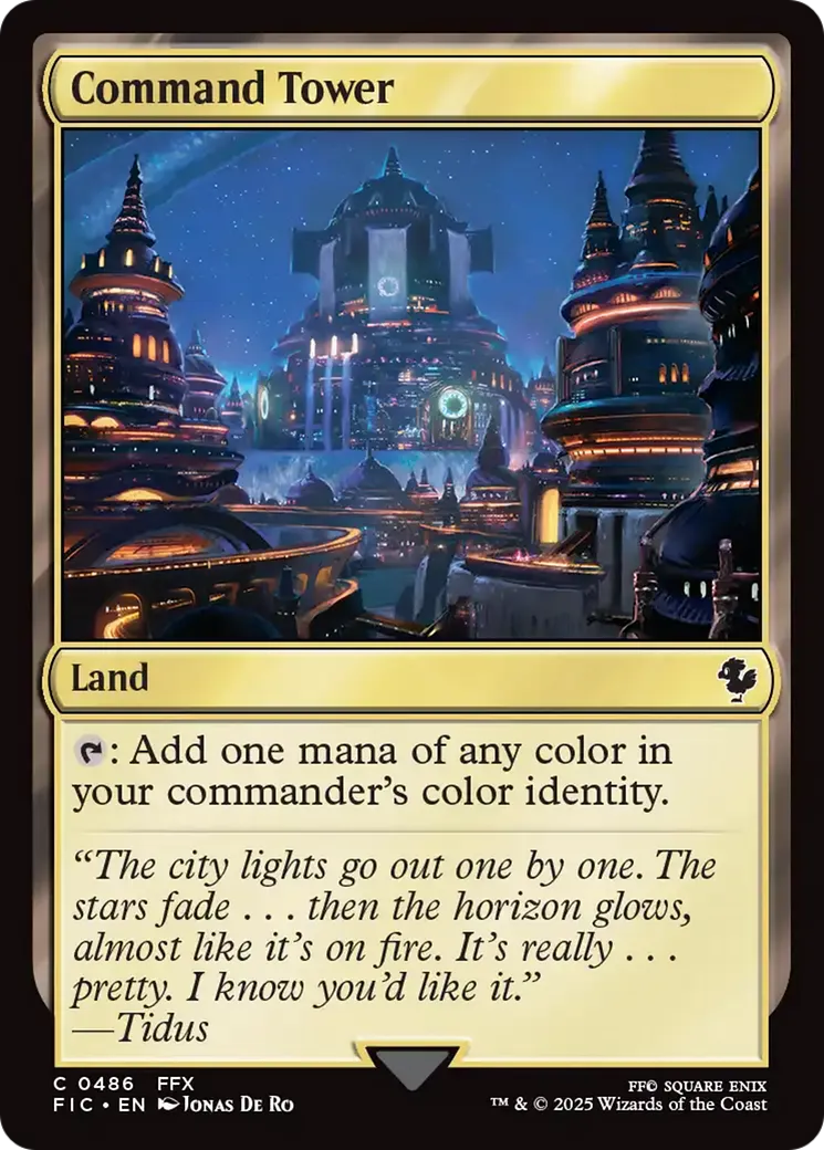 Tour de commandement — Final Fantasy Commander — Magic: The Gathering