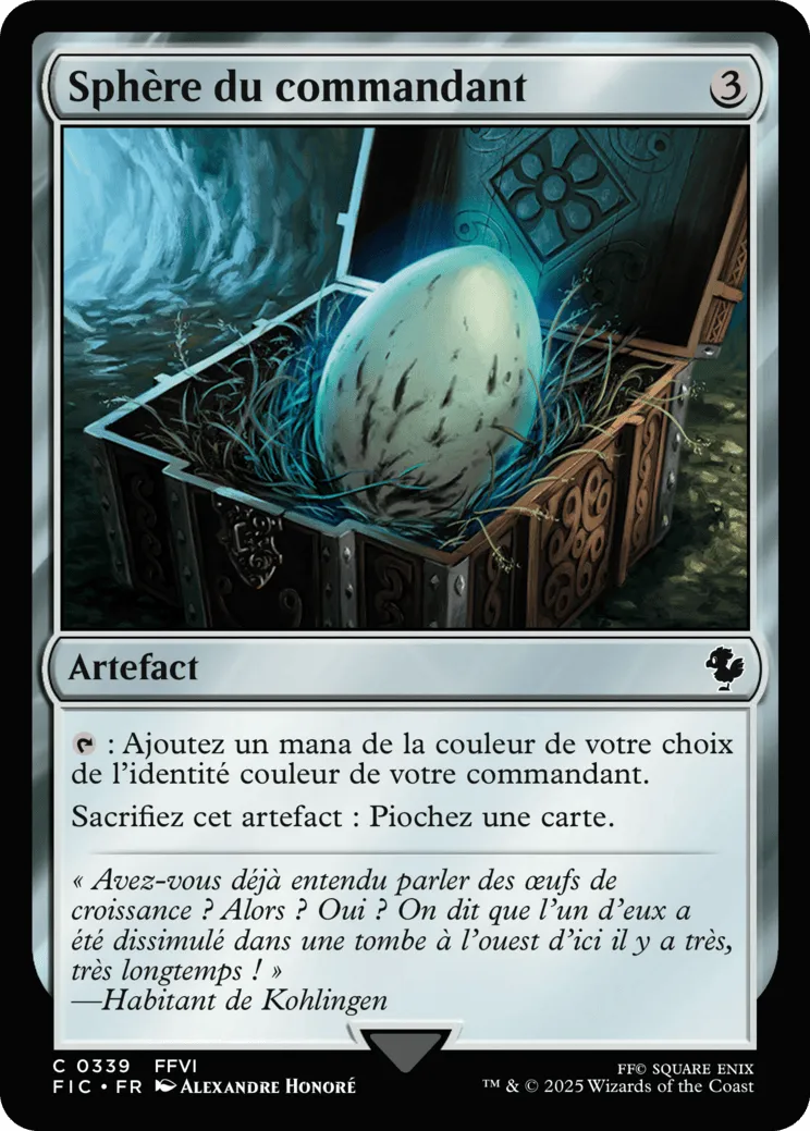 Sphère du commandant from Final Fantasy Commander - Magic: The Gathering