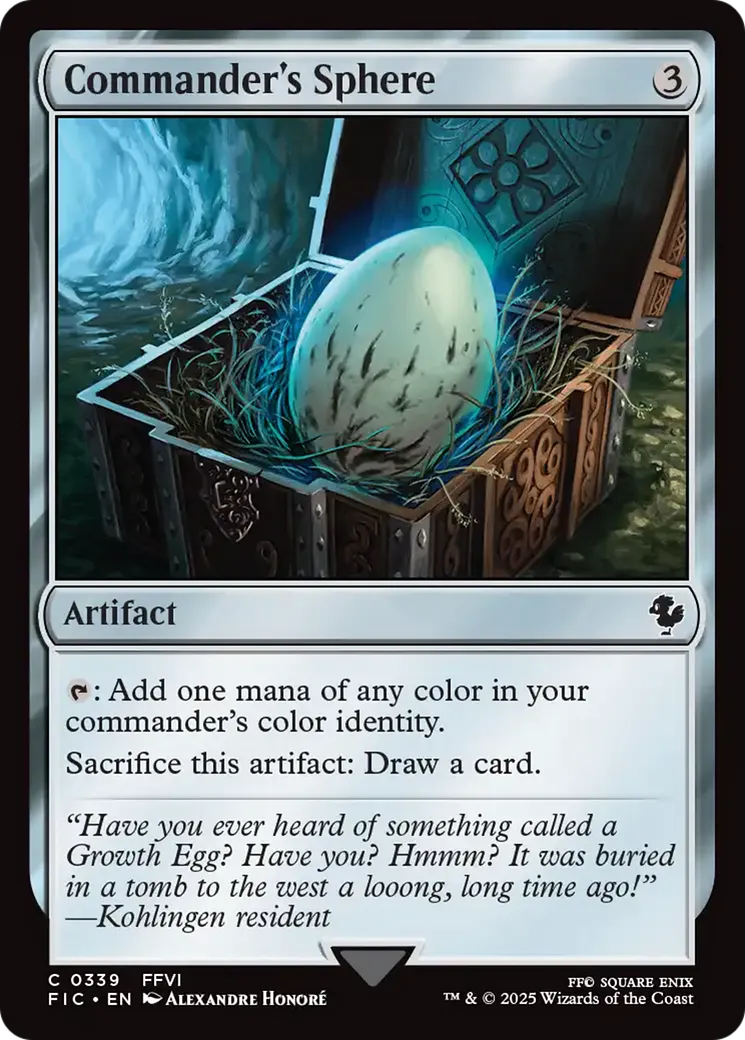Commander's Sphere — Final Fantasy Commander — Magic: The Gathering