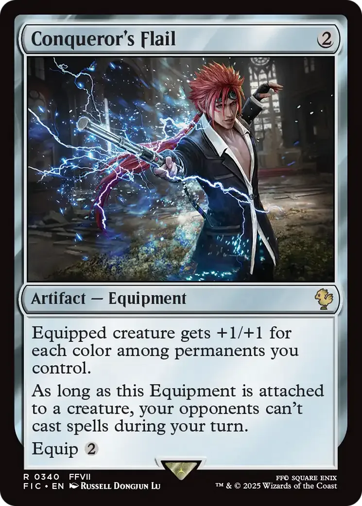 Conqueror's Flail — Final Fantasy Commander — Magic: The Gathering