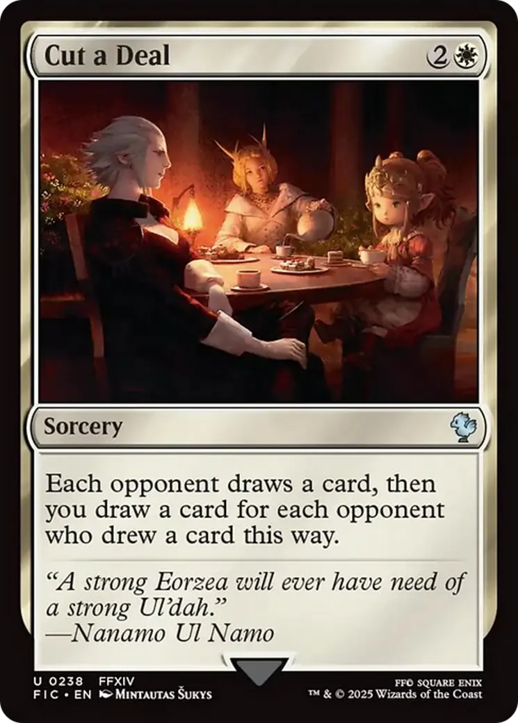 Conclure un accord — Final Fantasy Commander — Magic: The Gathering