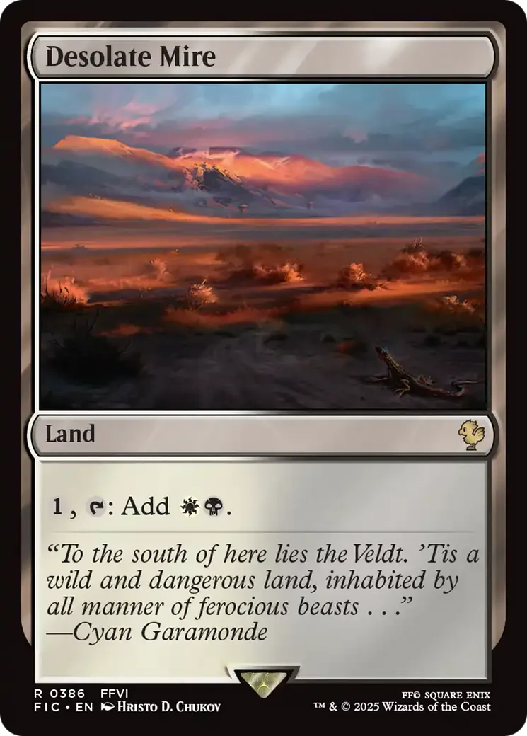 Bourbier abandonné — Final Fantasy Commander — Magic: The Gathering