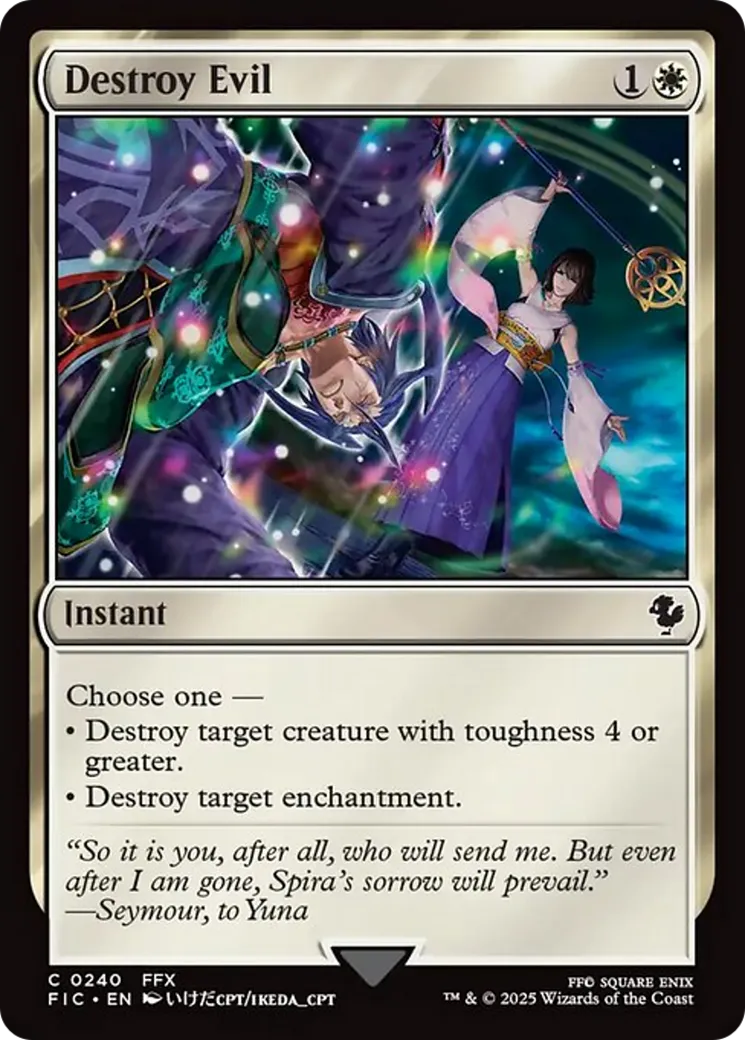 Détruire le mal — Final Fantasy Commander — Magic: The Gathering