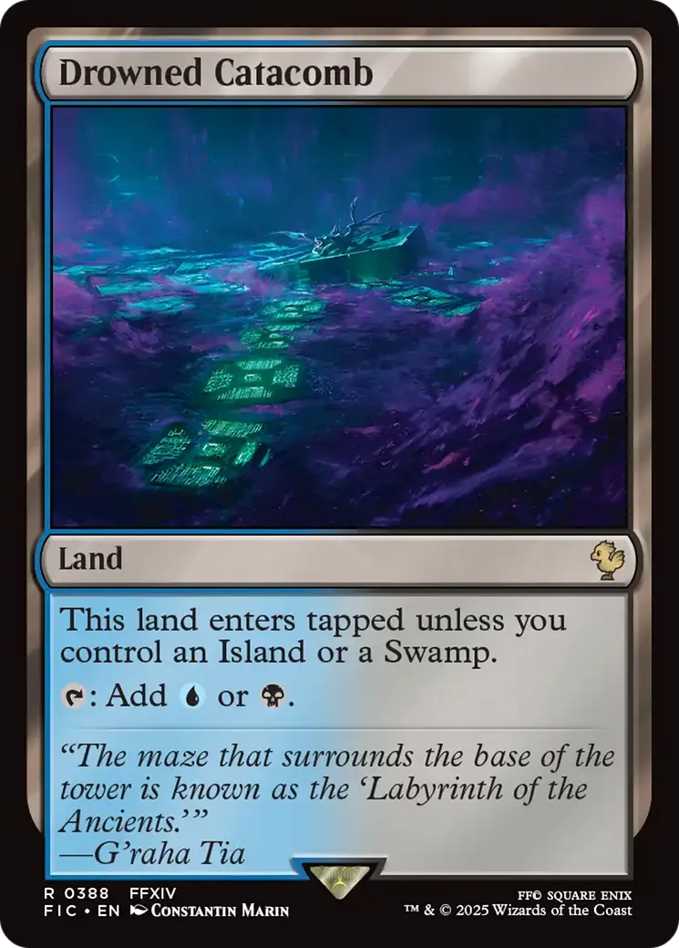Drowned Catacomb — Final Fantasy Commander — Magic: The Gathering