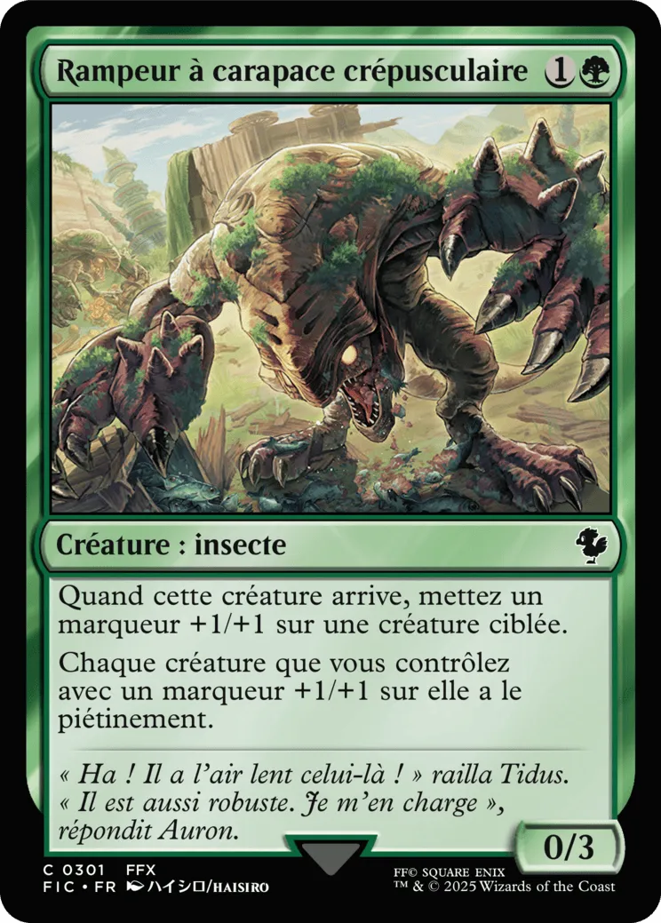 Rampeur à carapace crépusculaire — Final Fantasy Commander — Magic: The Gathering