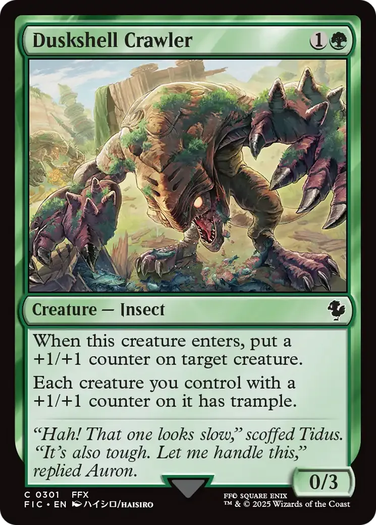 Duskshell Crawler — Final Fantasy Commander — Magic: The Gathering