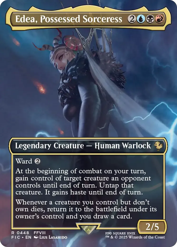 Edea, Possessed Sorceress — Final Fantasy Commander — Magic: The Gathering